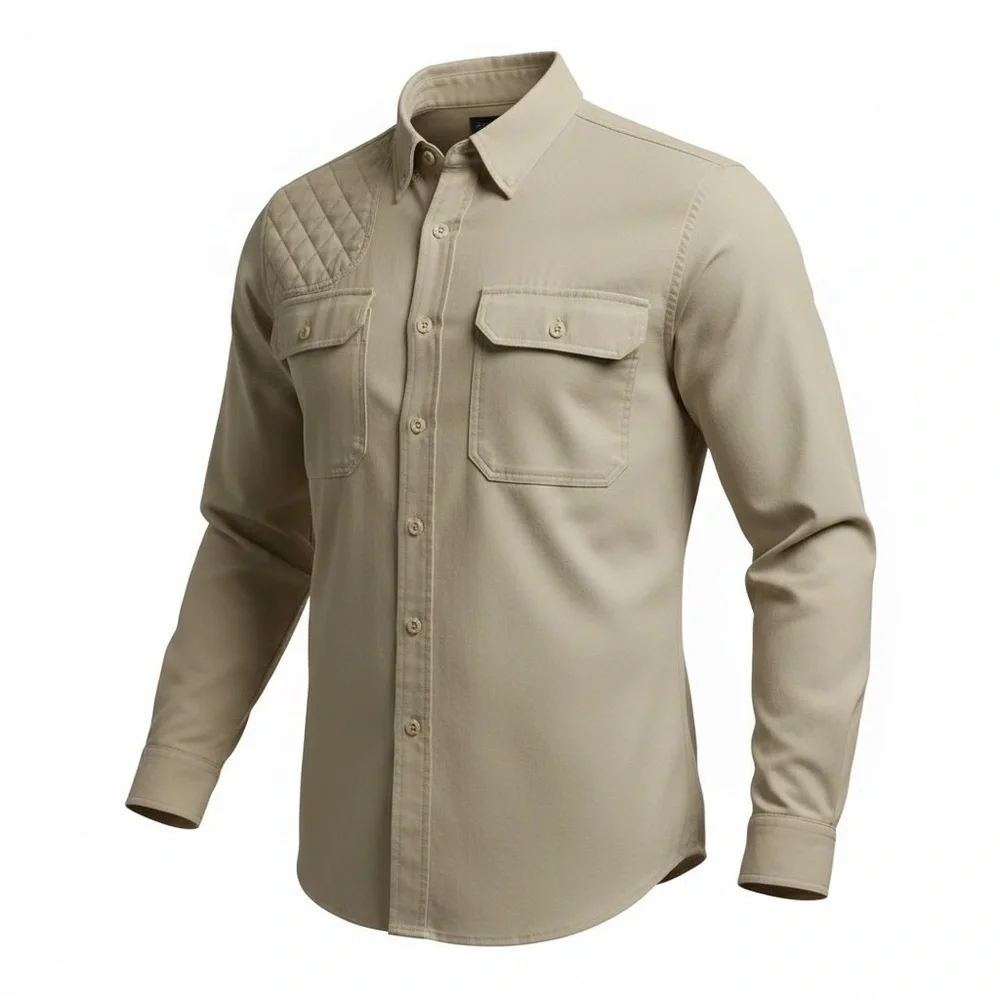 EUC Beretta Men’s Button Down Long Sleeve Vented Outdoor Sports Shirt - Size M